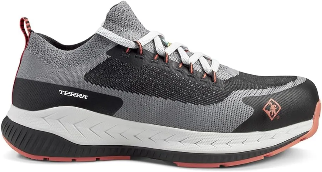 Terra Men's Ecypise Sd Eclipse Composite Toe Athletic Safety Work Shoe Black/Red