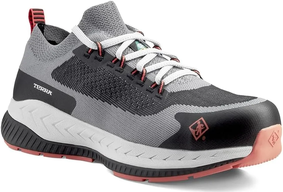 Terra Men's Ecypise Sd Eclipse Composite Toe Athletic Safety Work Shoe Black/Red
