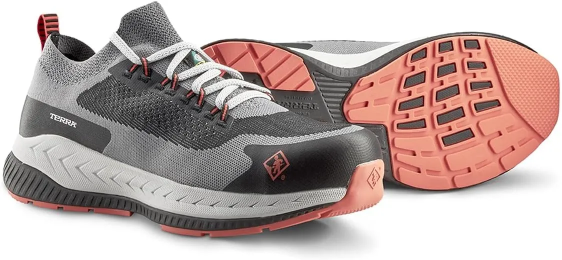 Terra Men's Ecypise Sd Eclipse Composite Toe Athletic Safety Work Shoe Black/Red