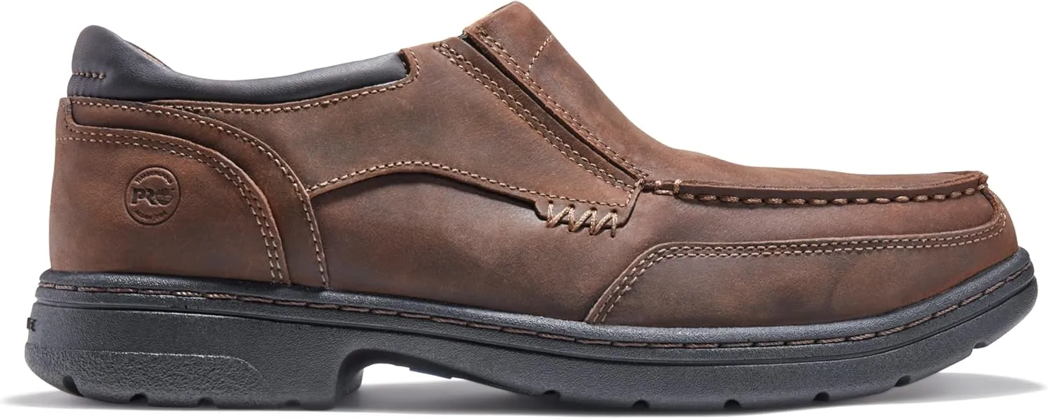 Timberland PRO Men's Branston Slip-on Alloy Safety Toe Static Dissipative Industrial Casual Work Shoe