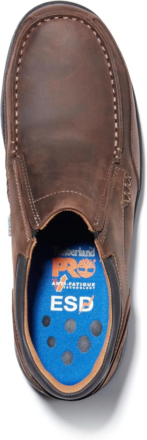 Timberland PRO Men's Branston Slip-on Alloy Safety Toe Static Dissipative Industrial Casual Work Shoe