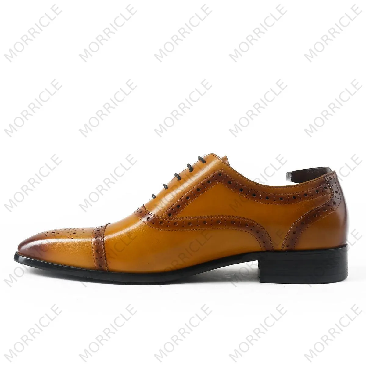 Timeless Caramel Cap Toe Oxford Shoes