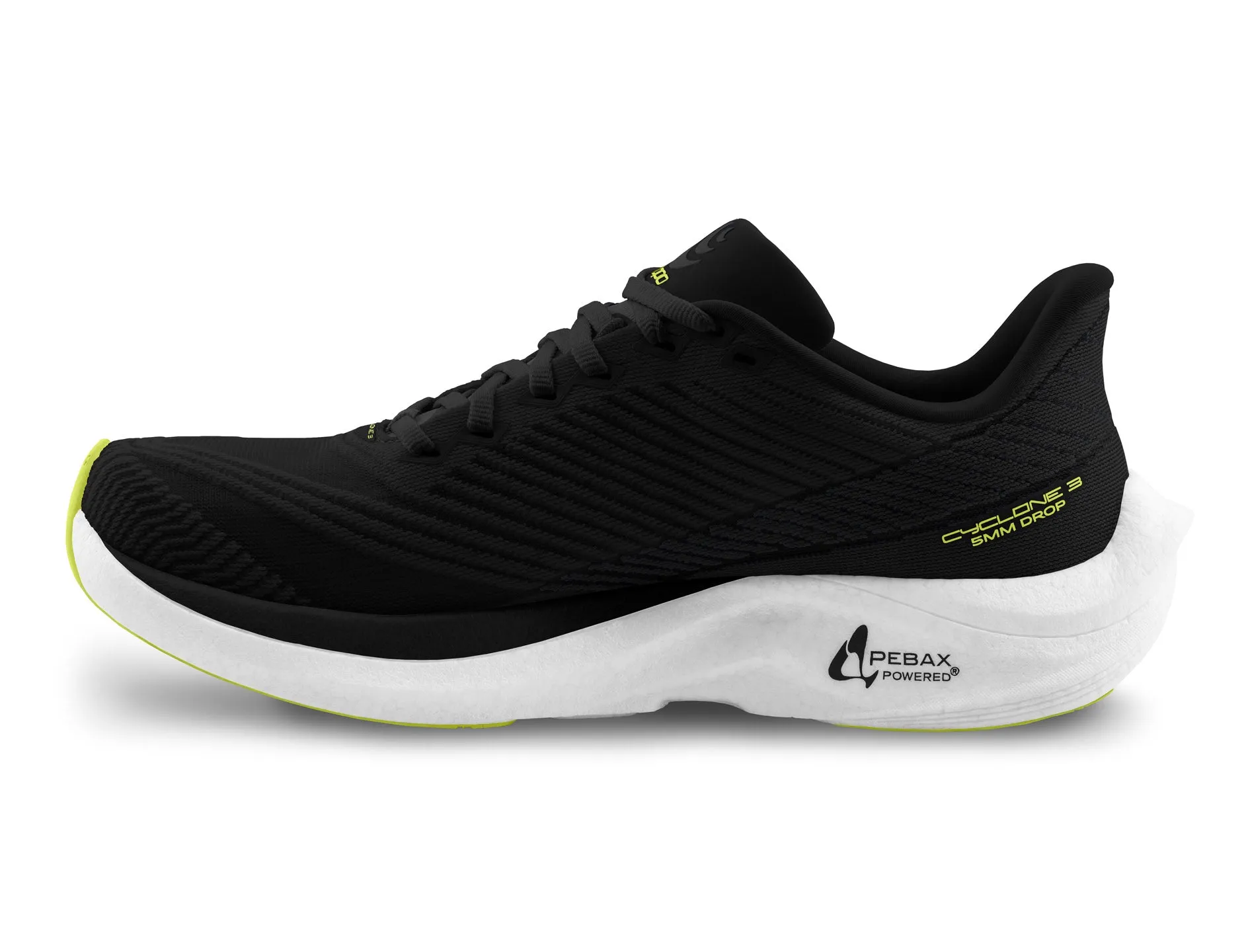 Topo Athletic | Cyclone 3 | Men's | Black/Lime