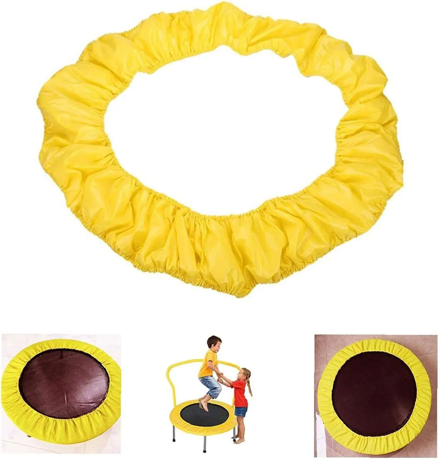 Trampoline Spring, Trampoline Accessories,Replacement Trampoline Safety Pad Mat, Oxford Cloth Trampoline Spring Covers, Tear-Resistant Edge Protection Round Frames Trampoline Accessories