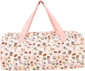 Travel Duffel Bag with Smooth Zipper | Breathable Storage Organizer for Bedroom/Travel/Makeup Accessories | 600D Oxford Cloth, 18x16x46cm Compact Size