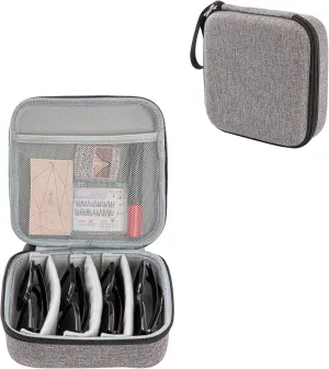 Travel Sunglasses Organizer Case for Multiple Glasses Adjustable Slot Eyeglass Organizer for Women Men Glasses Case