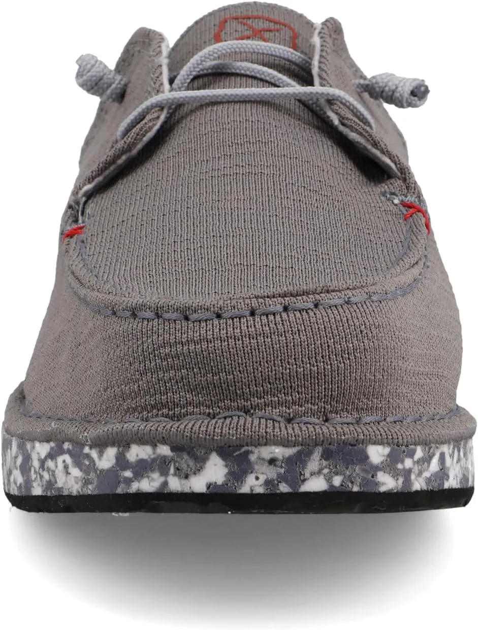Twisted X Men's Circular Project Boat Shoe, Moc Toe