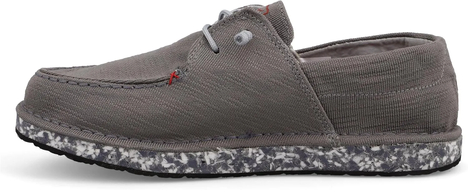 Twisted X Men's Circular Project Boat Shoe, Moc Toe