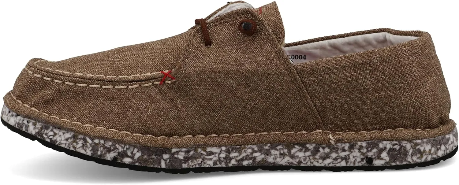 Twisted X Men's Circular Project Boat Shoe, Moc Toe