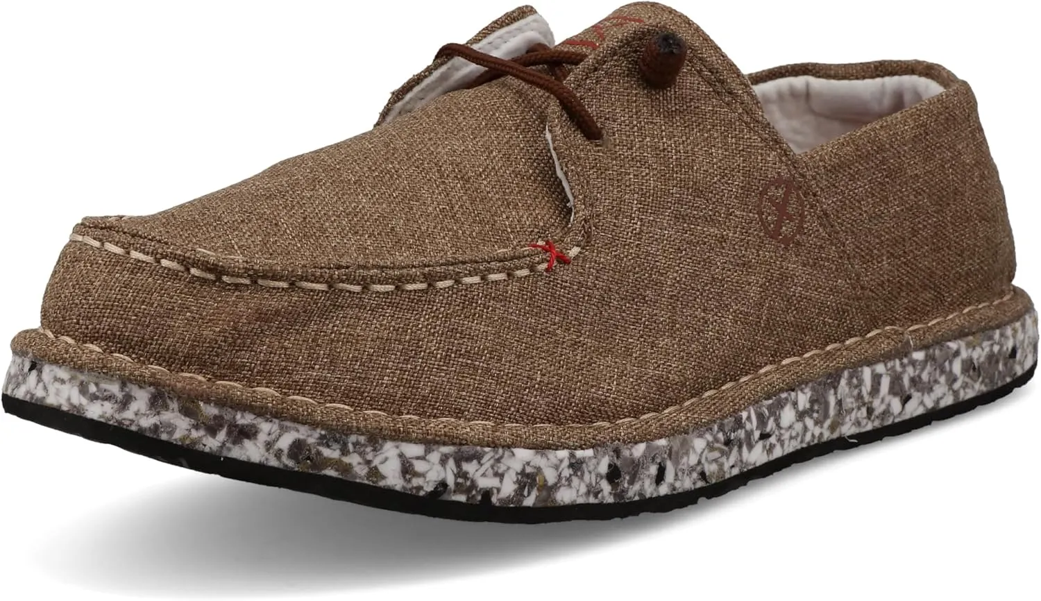 Twisted X Men's Circular Project Boat Shoe, Moc Toe