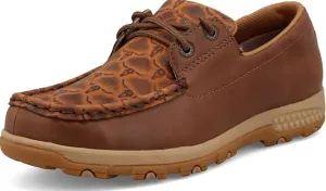 Twisted X Women's Boat Shoe Driving Moc, Moc Toe with CellStretch WXC0016