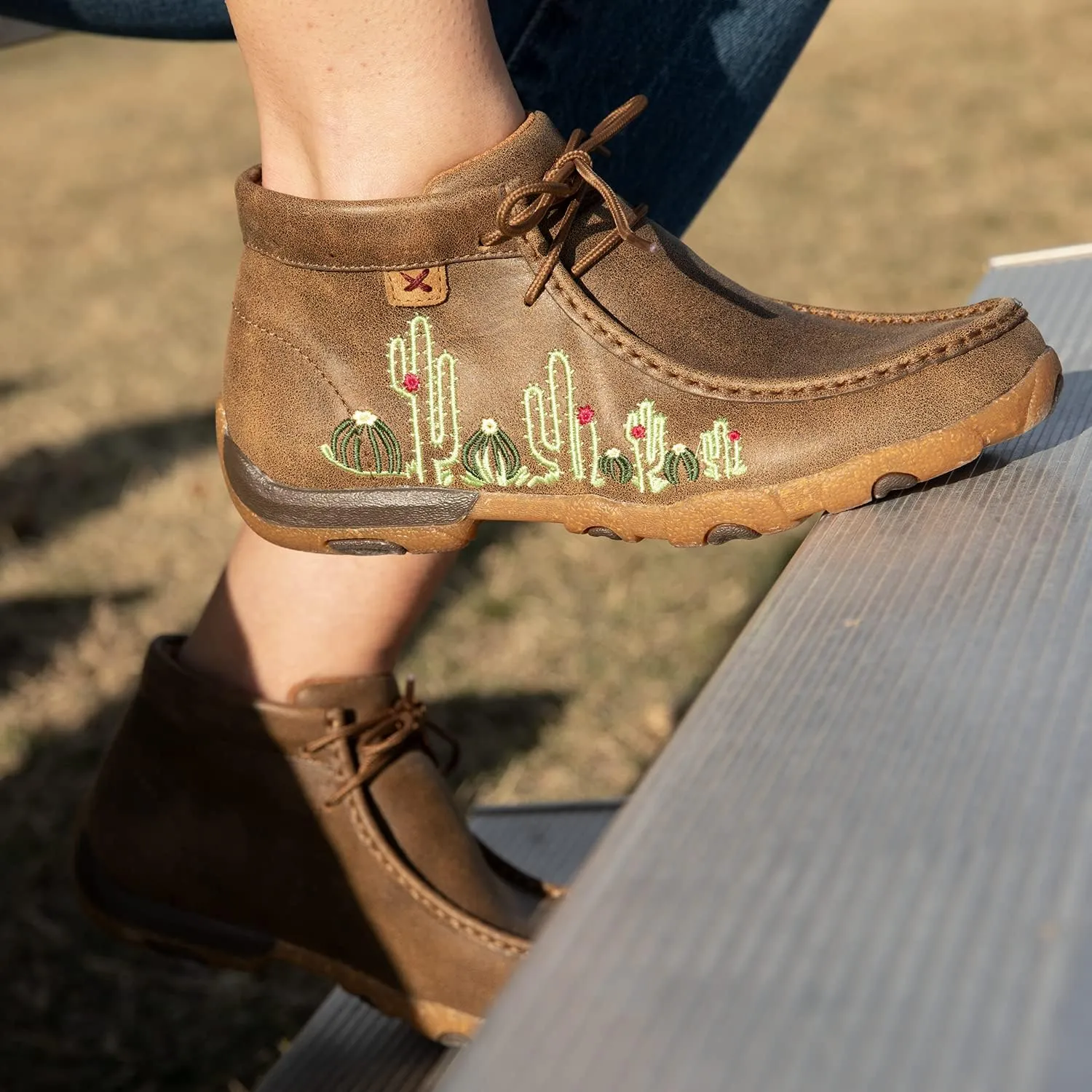 Twisted X Women's Chukka Driving Moc, Moc Toe