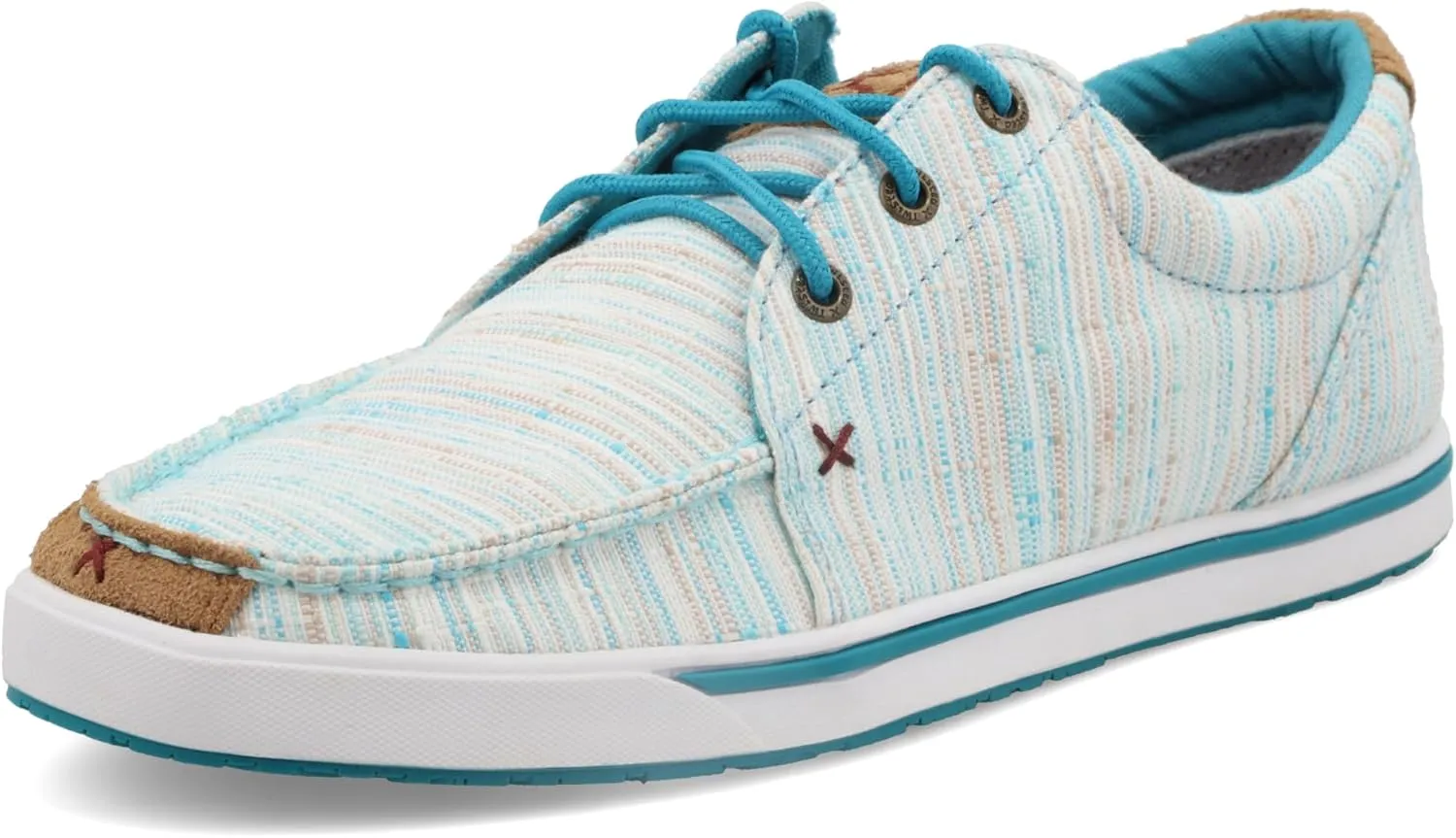 Twisted X Women's Hooey Loper, Moc Toe, Blue & Multi, 6.5 M