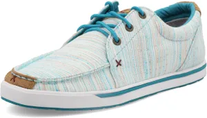 Twisted X Women's Hooey Loper, Moc Toe, Blue & Multi, 6.5 M