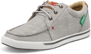 Twisted X Women's Hooey Loper, Moc Toe, Light Grey, 7 M