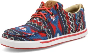 Twisted X Women's Hooey Loper, Moc Toe, Red Aztec Multi, 9.5 M