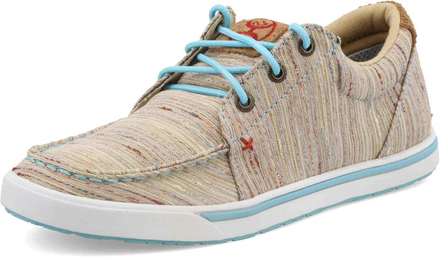 Twisted X Women's Hooey Loper, Moc Toe, Tan & Multi, 8.5 M