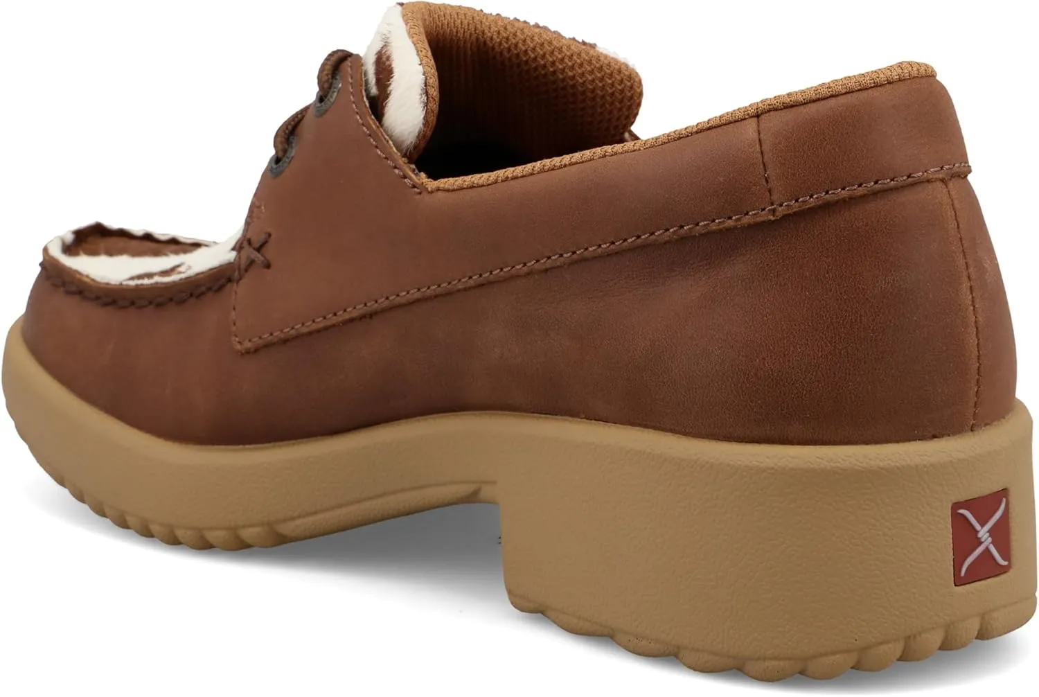 Twisted X Women's Platform Shoe, Moc Toe
