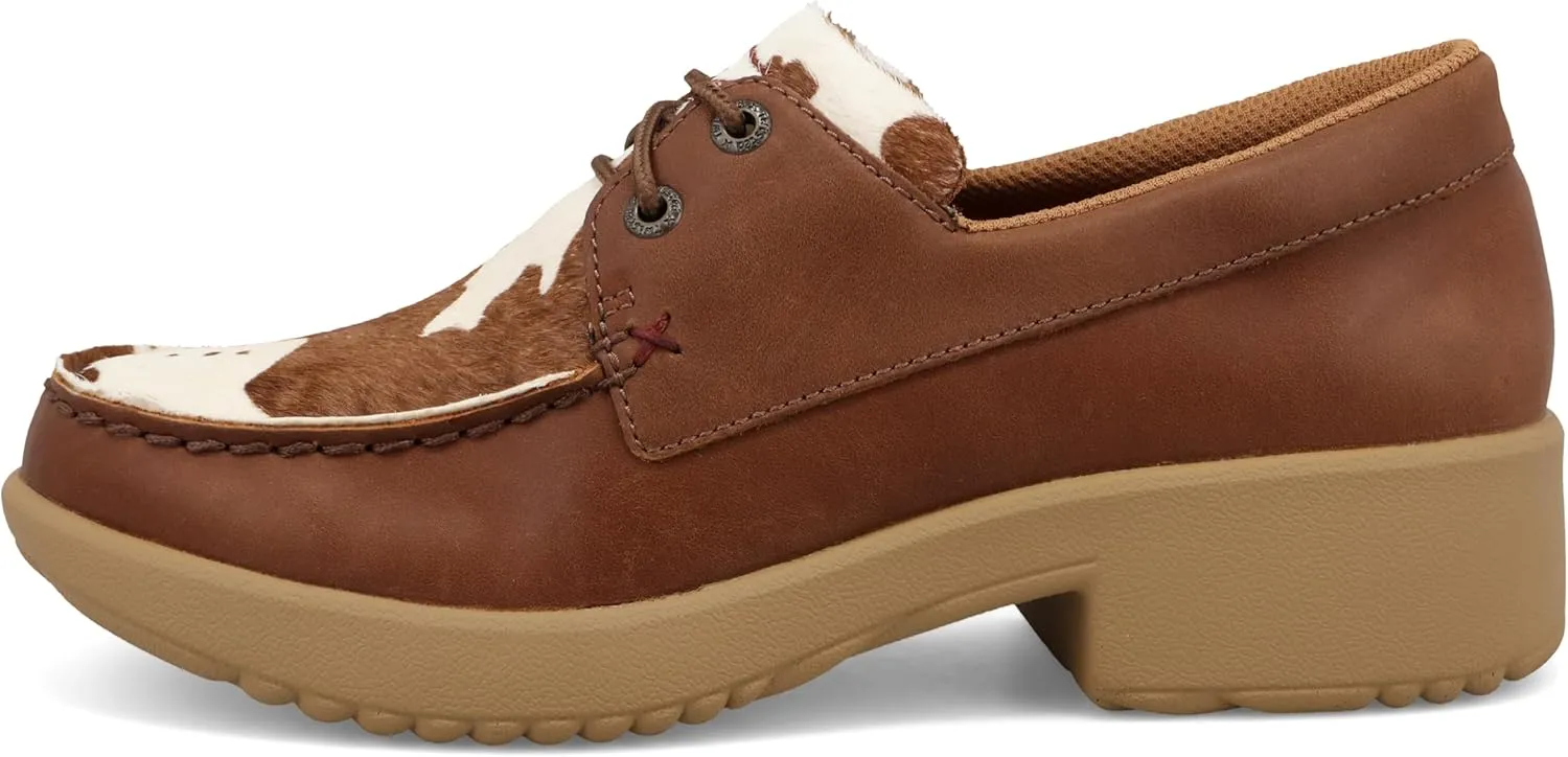 Twisted X Women's Platform Shoe, Moc Toe