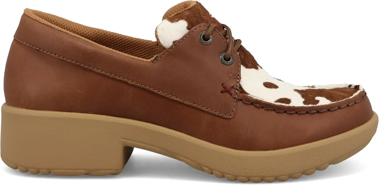 Twisted X Women's Platform Shoe, Moc Toe