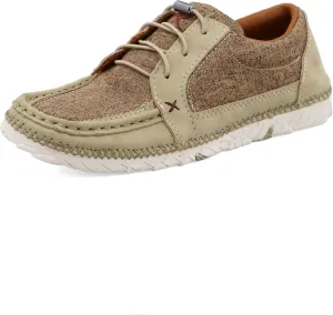 Twisted X Women's Zero-X, Moc Toe with Zero-X, Khaki & Khaki, 11 M