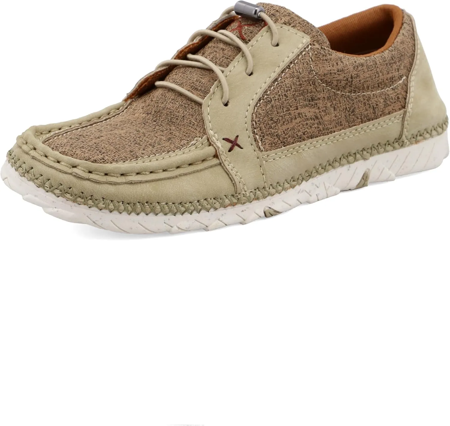 Twisted X Women's Zero-X, Moc Toe with Zero-X, Khaki & Khaki, 11 M