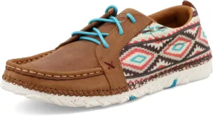 Twisted X Women's Zero-X, Moc Toe with Zero-X, Multi & Brown, 7.5 M
