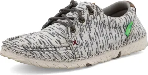 Twisted X Women's Zero-X, Moc Toe with Zero-X, White & Grey, 8.5 M