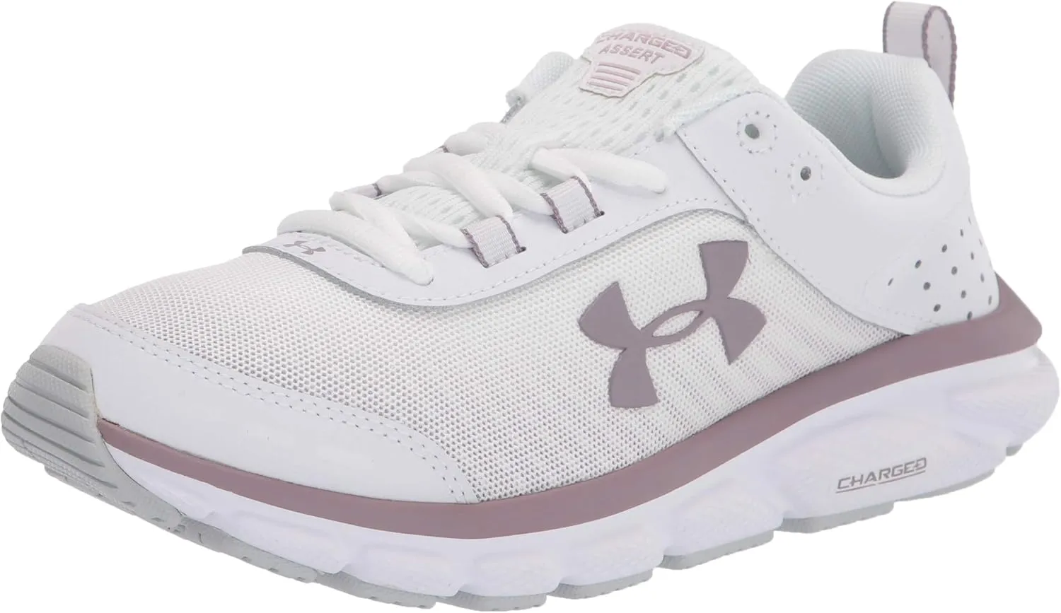 Under Armour Women's Charged Assert 8 Running Shoe, White (111)/White, 7