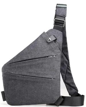 Underarm Bag Chest Bag Men's New storage bag Shoulder Bag Crossbody Bag Women's Travel Bag (gray)