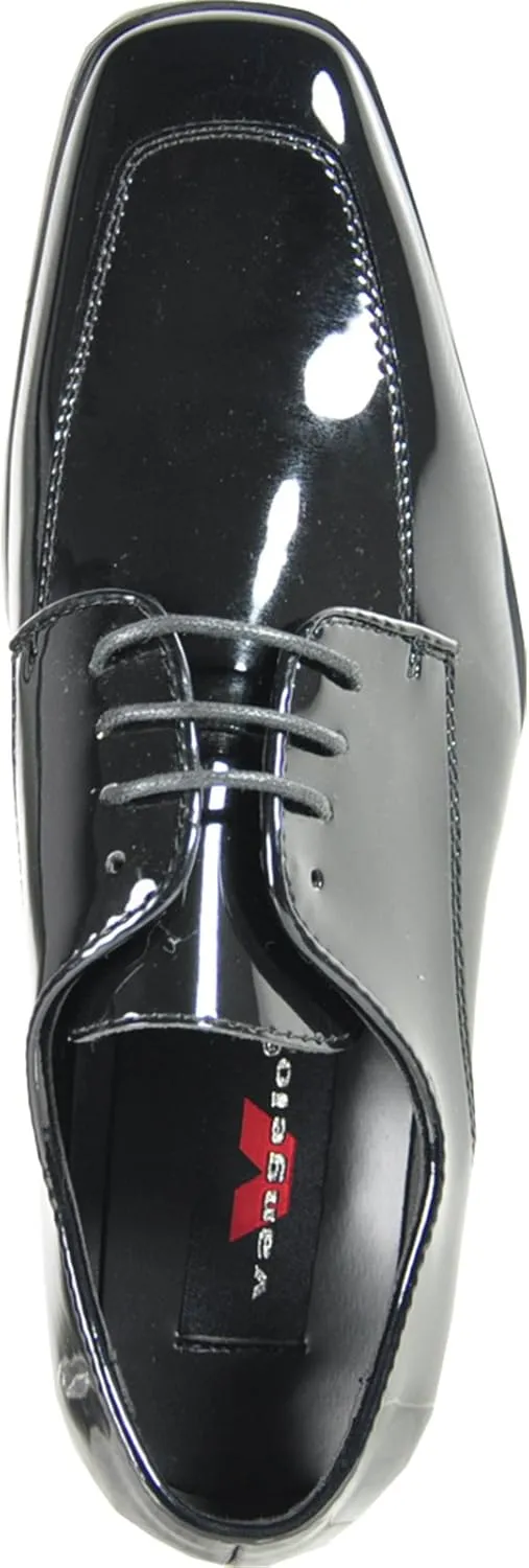 VANGELO Men Formal Tuxedo Dress Shoe for Wedding, Uniform and Prom -Wide Width Available