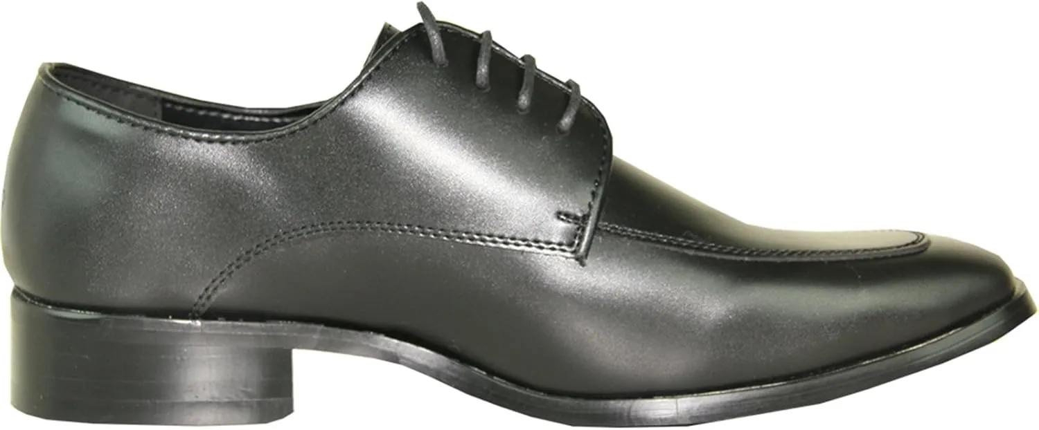 VANGELO Men Formal Tuxedo Dress Shoe for Wedding, Uniform and Prom -Wide Width Available