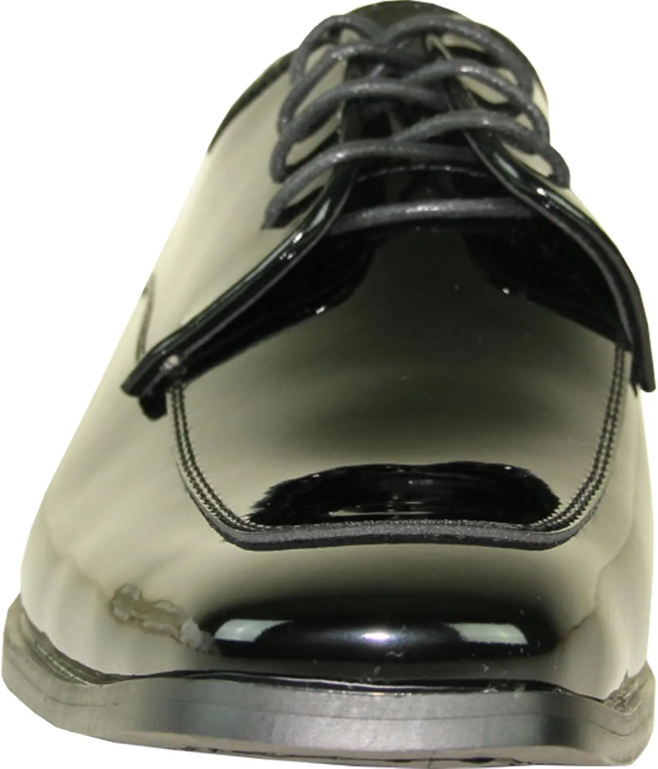 VANGELO Men Formal Tuxedo Dress Shoe for Wedding, Uniform and Prom -Wide Width Available