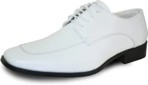 VANGELO Men Formal Tuxedo Dress Shoe for Wedding, Uniform and Prom -Wide Width Available