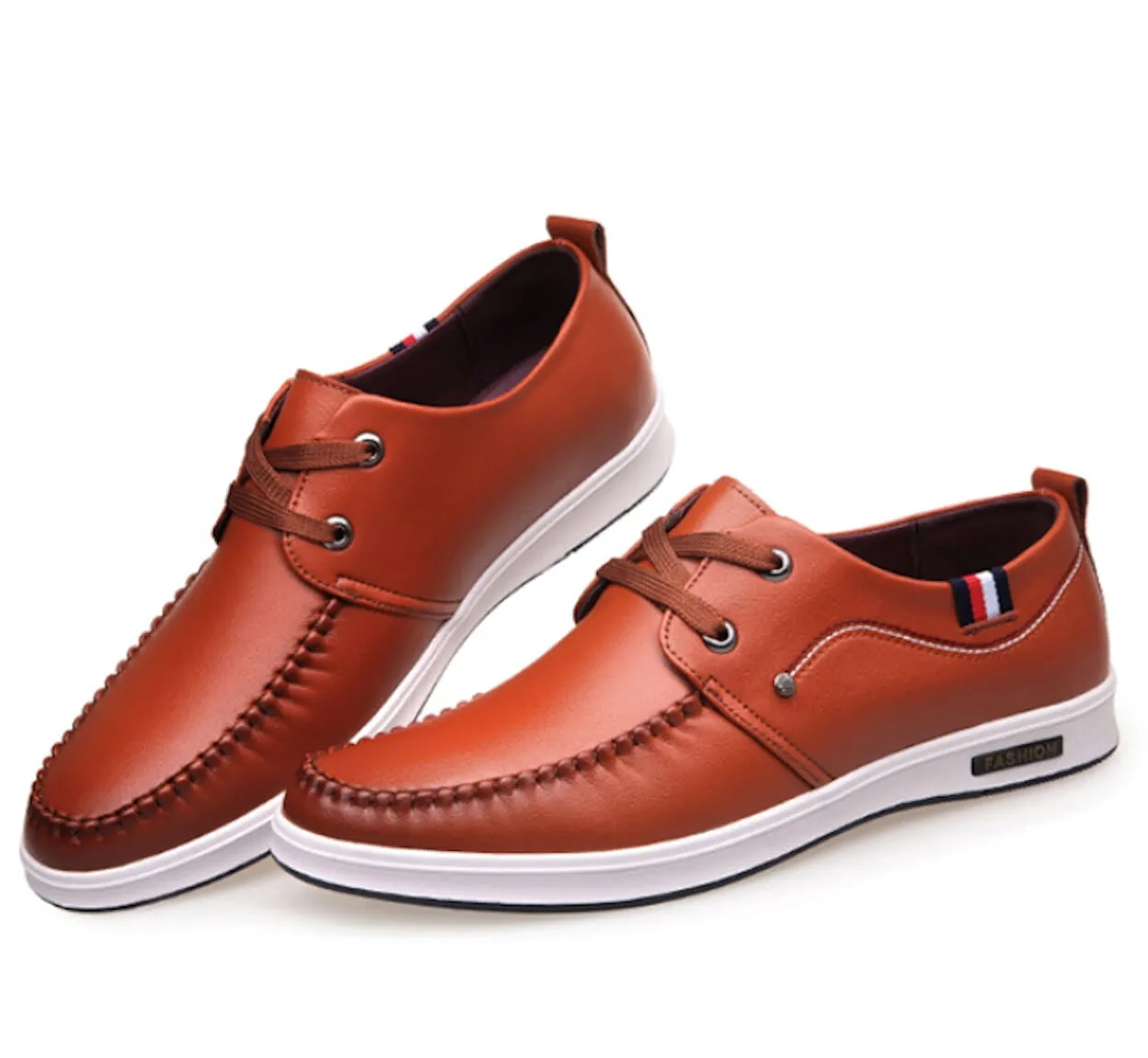 Vegan Leather Boat Shoes for Men