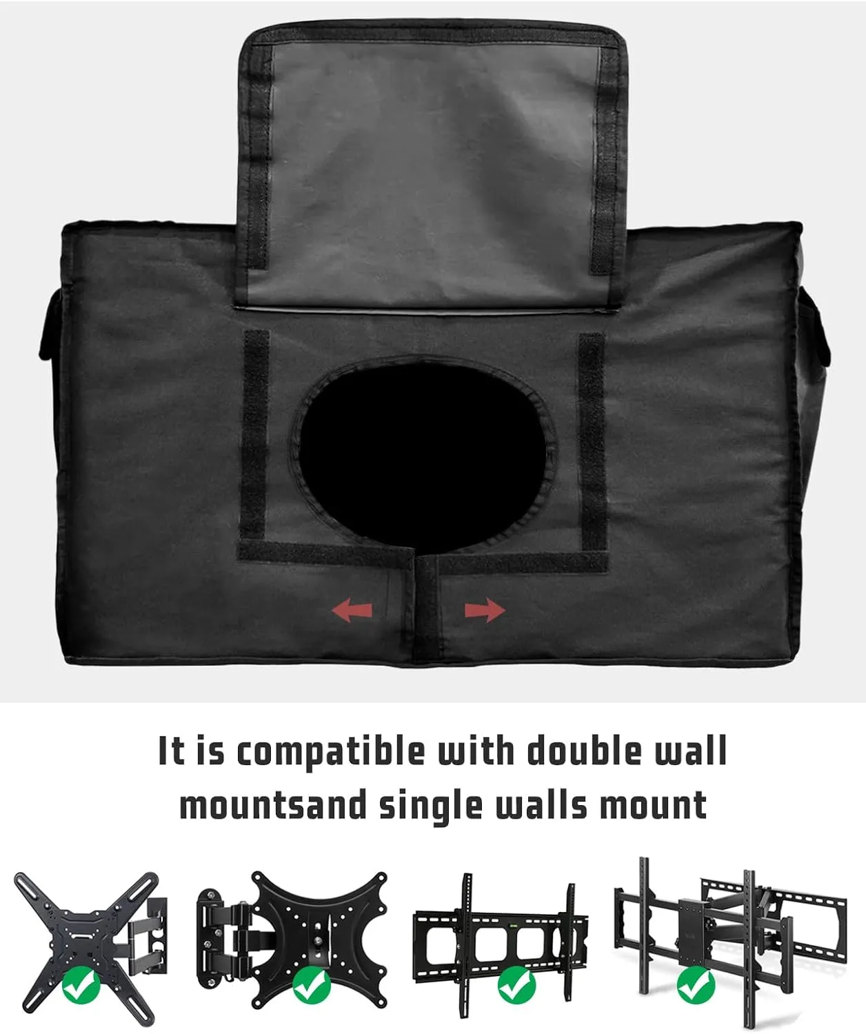 Waterproof Outdoor TV Cover 30 to 32 Inch, Retro Western Star Barn Berry Outside Flat Screen Televisions Weatherproof Cover Size 52"L x 30"H, Cabin Sweet Home Quote TV Protector With Zipper