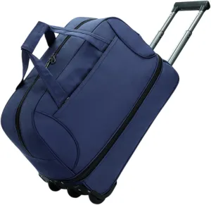 Wheeled Duffel Bag for Travel And Outdoor Activities, Blue