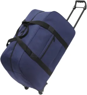 Wheeled Duffel Bag,Luggage Case,Multifunction Handbag Carrier,Adults Suitcase,Rolling Travel Bag for Traveling,Business Trip, blue