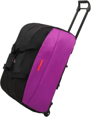 Wheeled Rolling Duffel Bag Foldable Travel Garment Bag for Outdoor Business Trip,