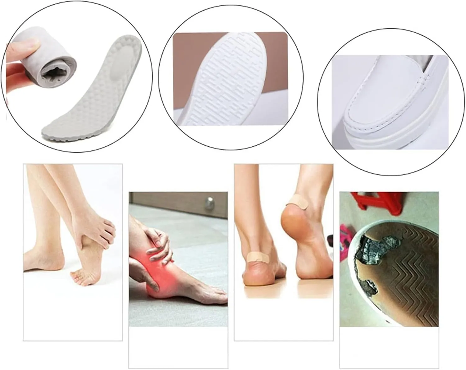 Women Moccasins, Women's Slip-On Breathable Platform Nurse Hospital Work Leather, Casual Air Cushion Slip Resistant Shoes Loafers, Ideal for Nurse Healthcare Crews