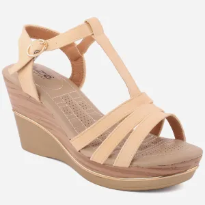Women "FLARE" Mullti Color Ankle Starp Wedge Sandal