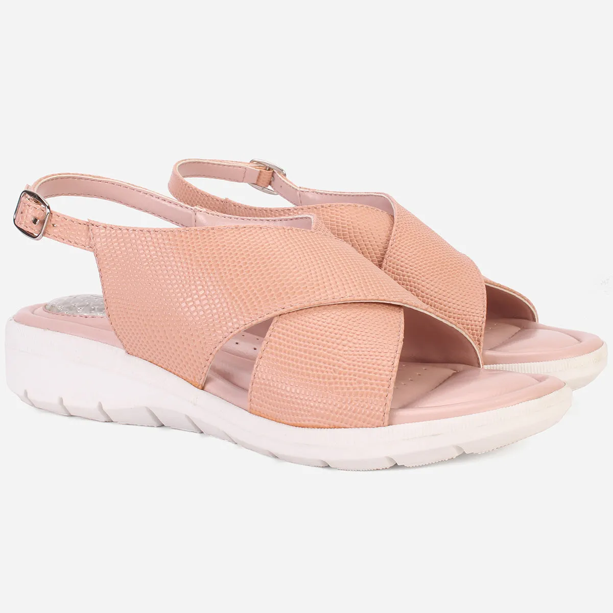 Women's "ELENA" Wide Strap Open Toe Sandals