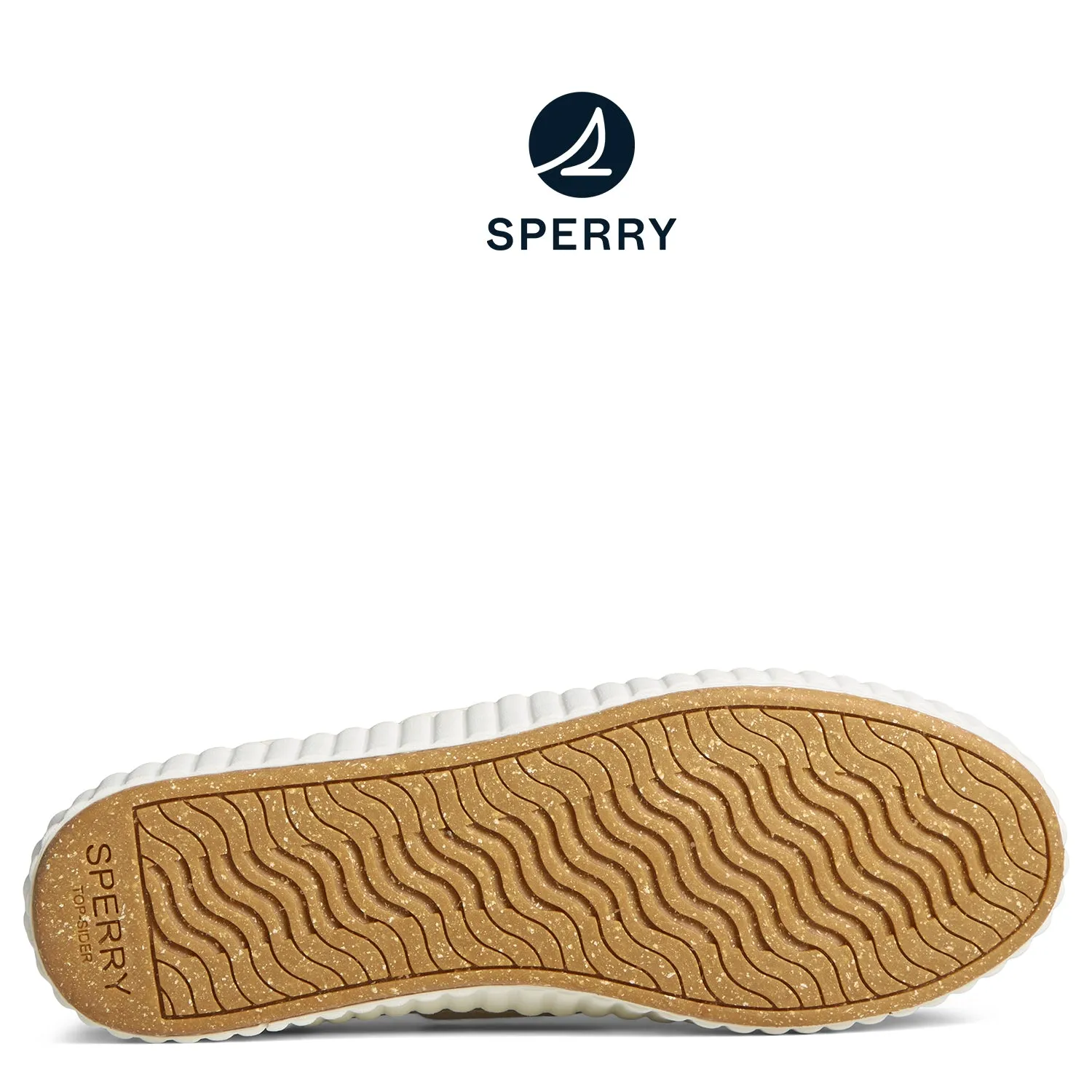 Women's SeaCycled™ Pier Wave Boat Platform Boat Shoe Off White (STS89240)