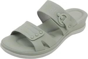 Women's Summer Fashion Sweet Open Toe Slippers Thick Bottom Casual Comfortable Beach Sandal Sling Sandals for Women