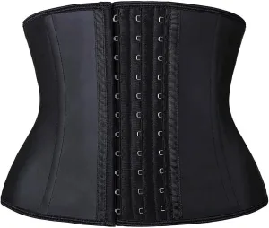 YIANNA Waist Trainer for Women Latex Underbust Waist Cincher Corset Sport Girdle Hourglass Body Shaper