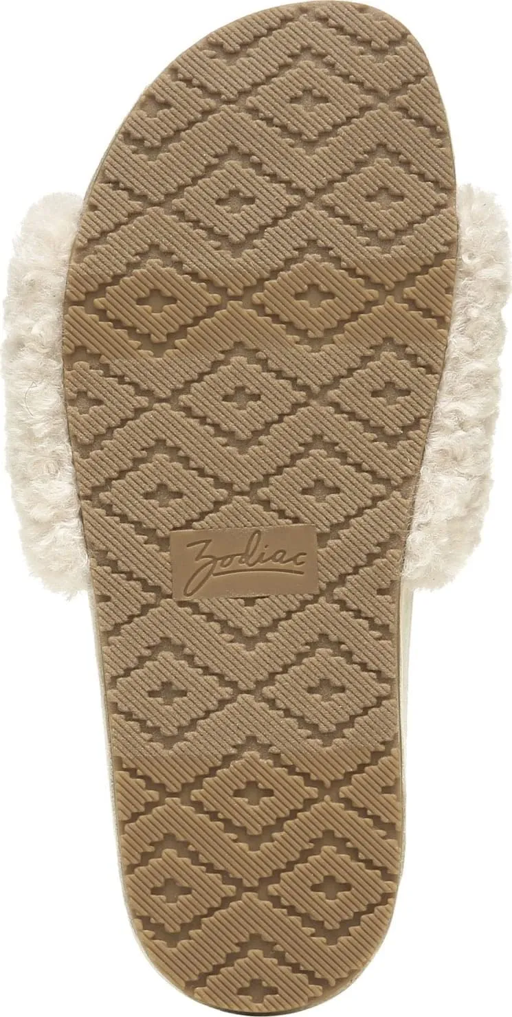 ZODIAC Womens Majorca Slide Sandal Cream 8 M